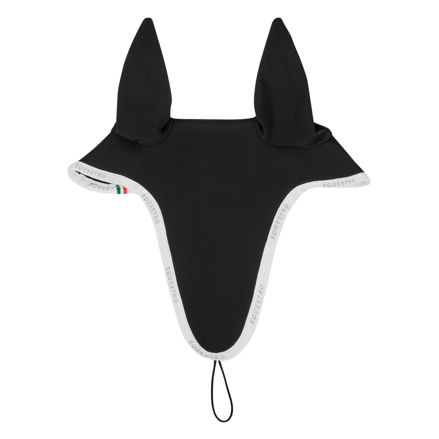 Equestro Fly veil in technical fabric with noseband attachment