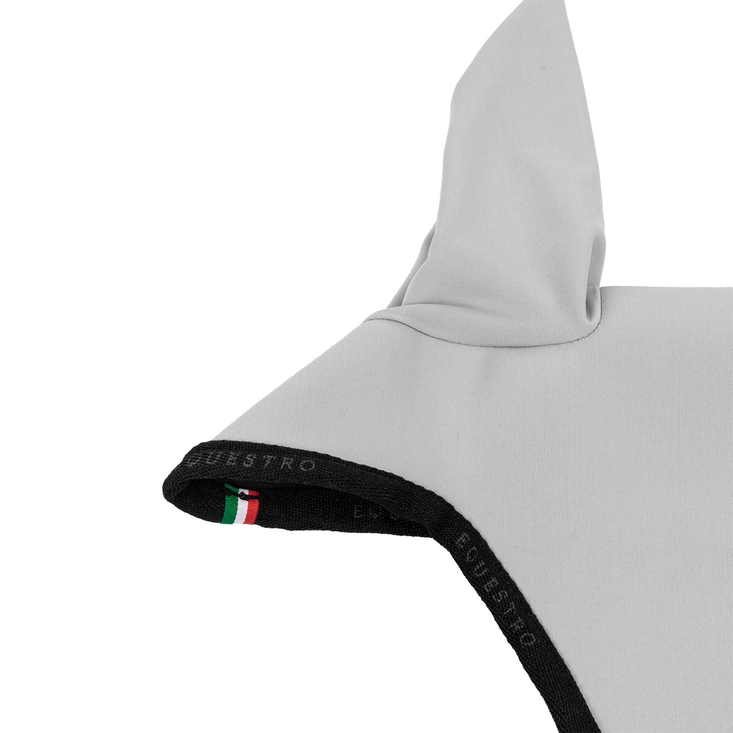 Fly veil in technical fabric with noseband attachment