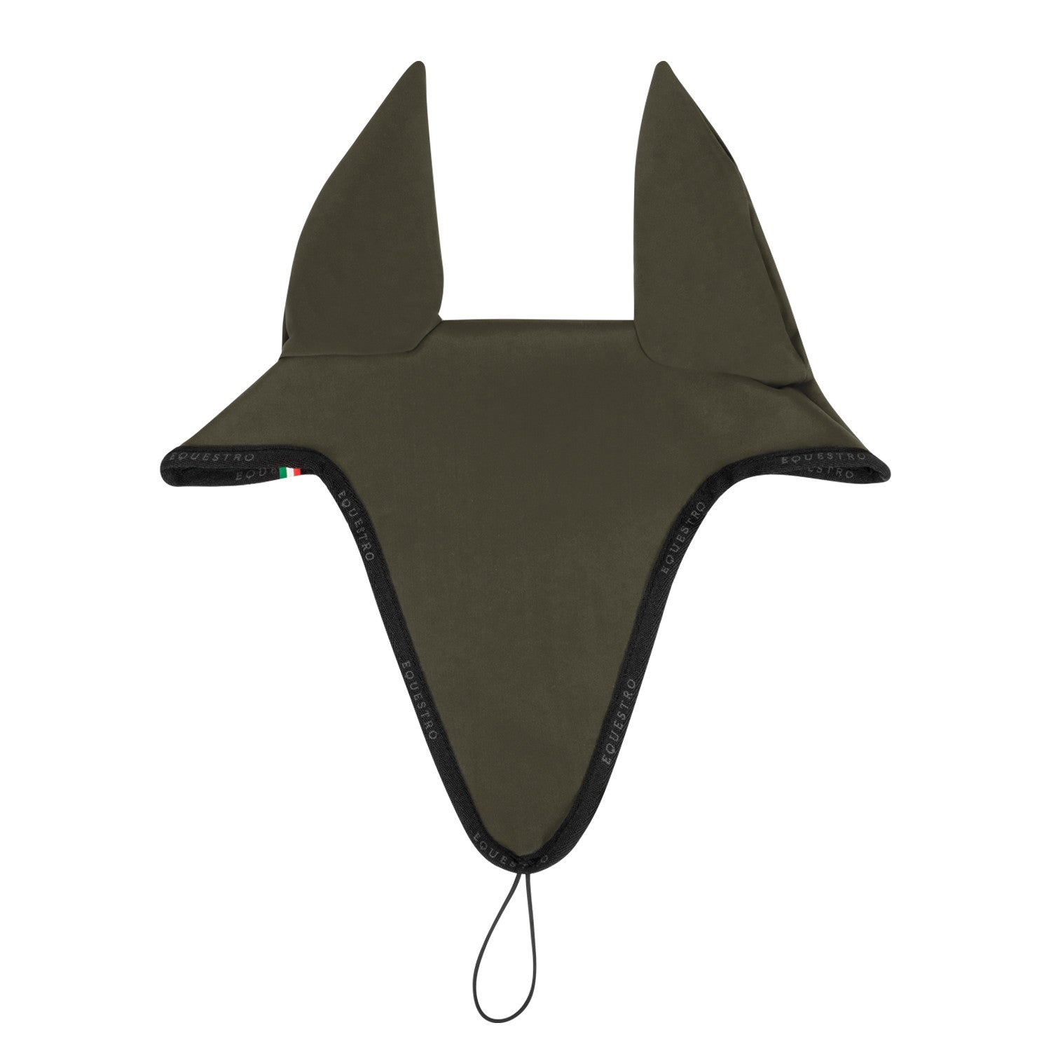Equestro Fly veil in technical fabric with noseband attachment