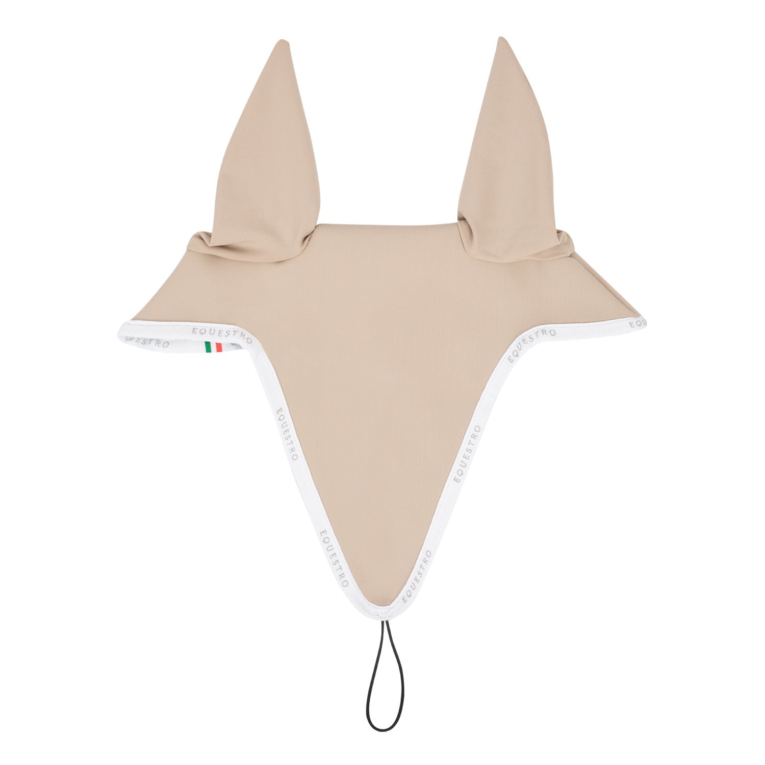 Equestro Fly veil in technical fabric with noseband attachment