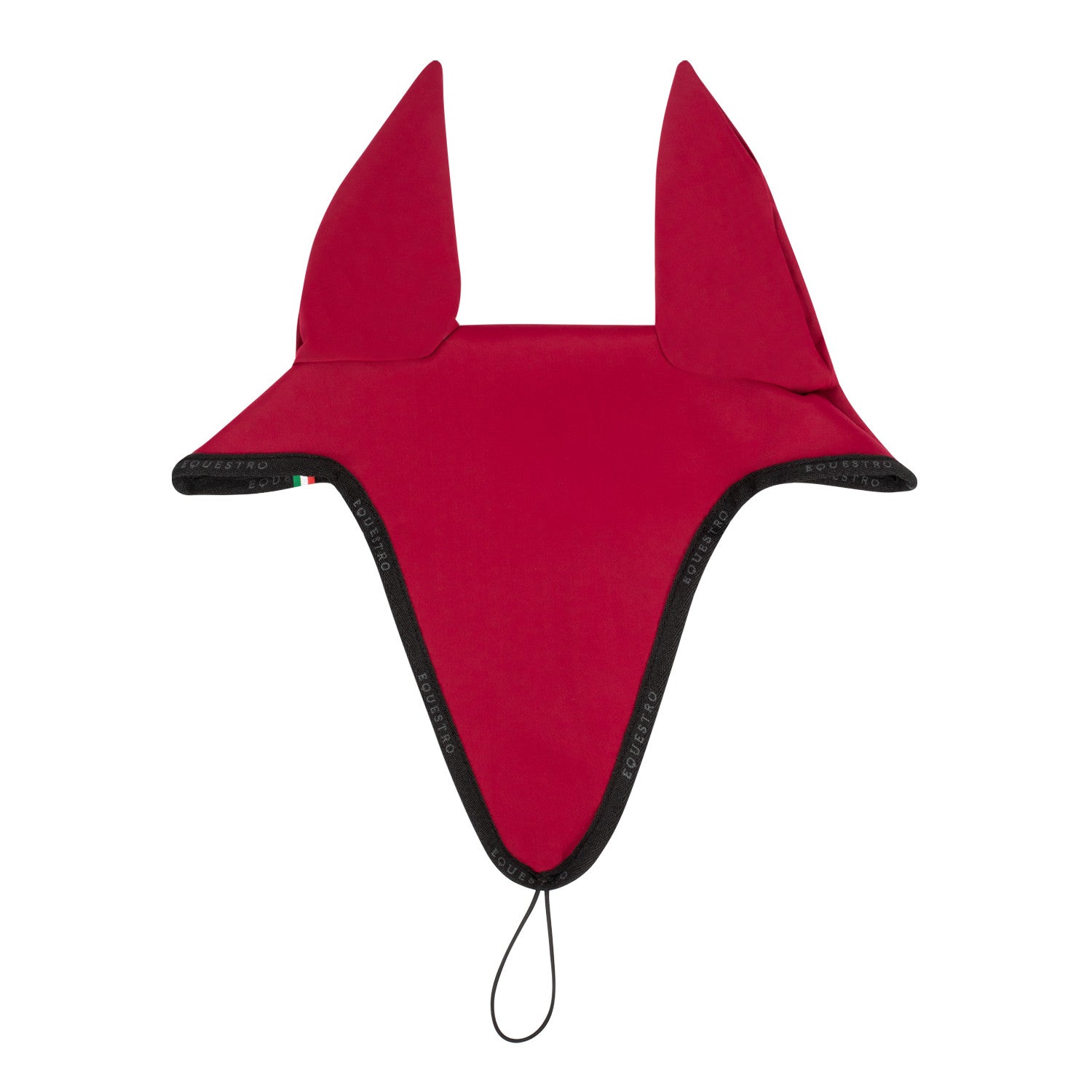 Equestro Fly veil in technical fabric with noseband attachment