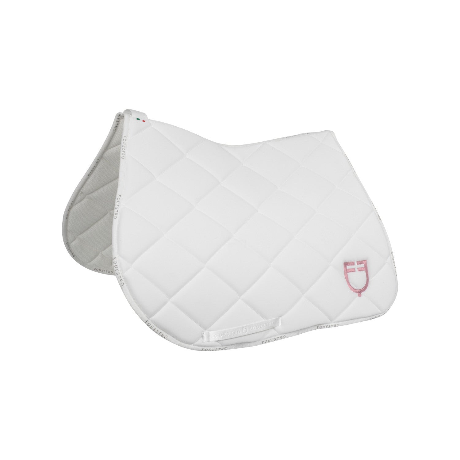 Equestro Jumping saddle pad with multicolor logo