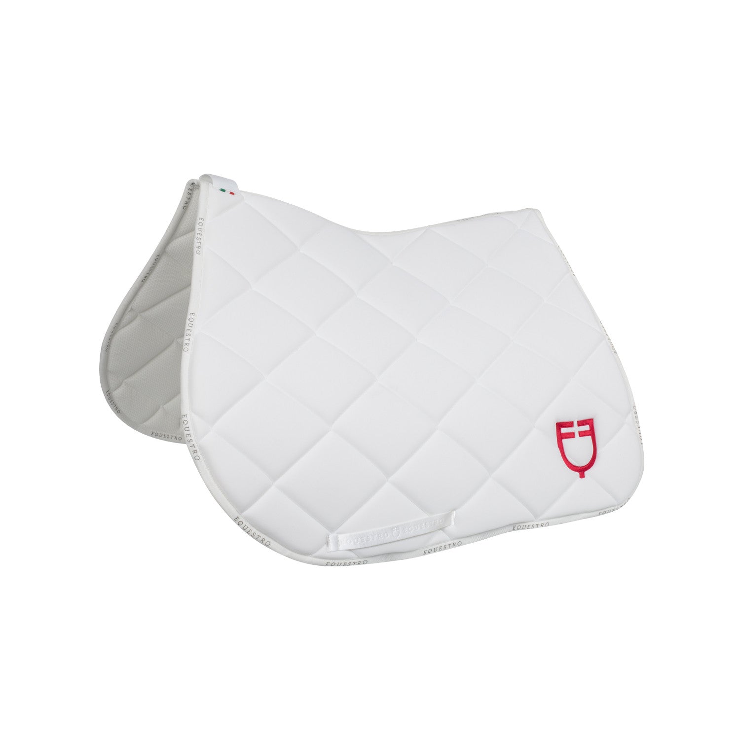 Equestro Jumping saddle pad with multicolor logo