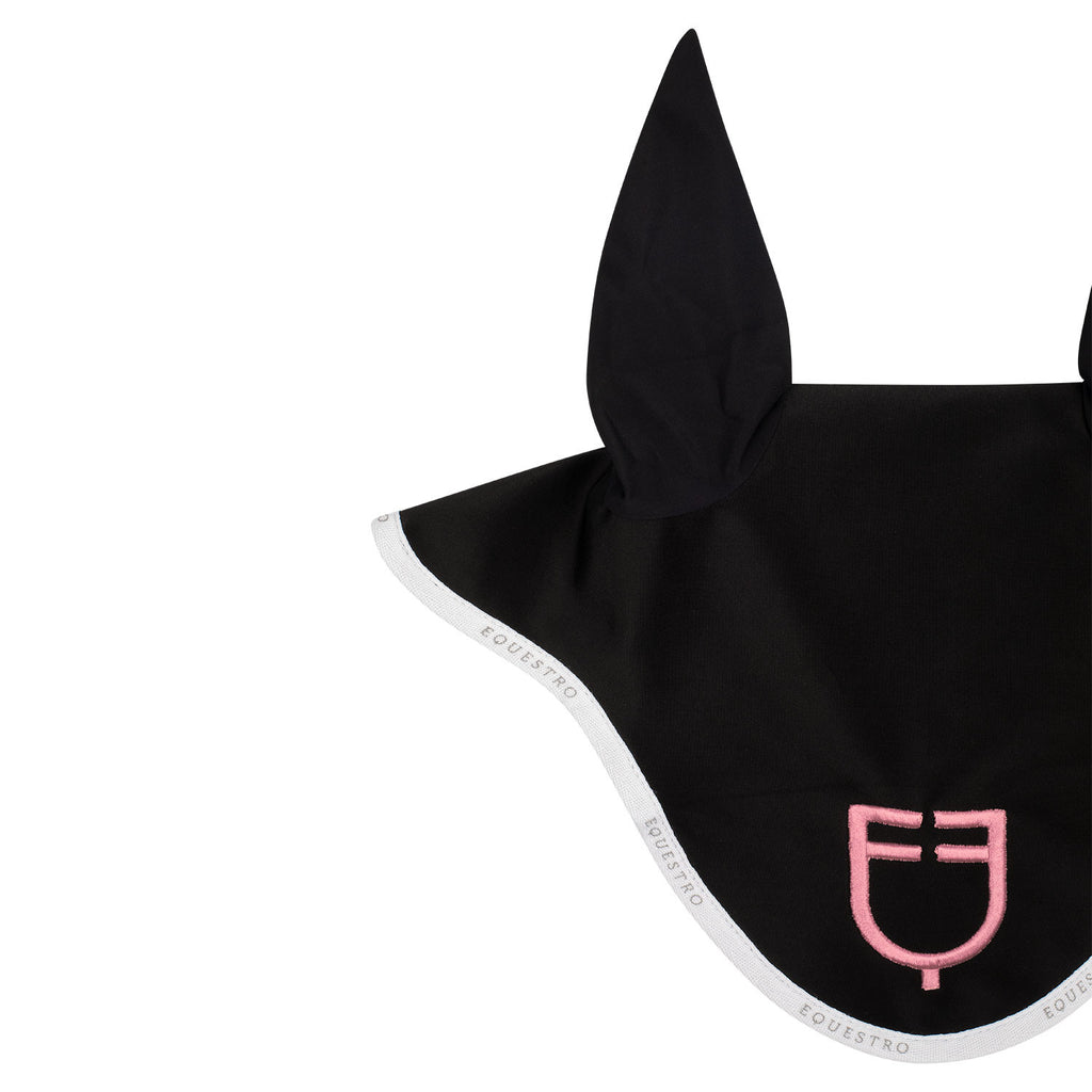 Fly veil in technical fabric with multicolor logo