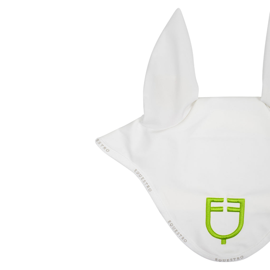 Fly veil in technical fabric with multicolor logo
