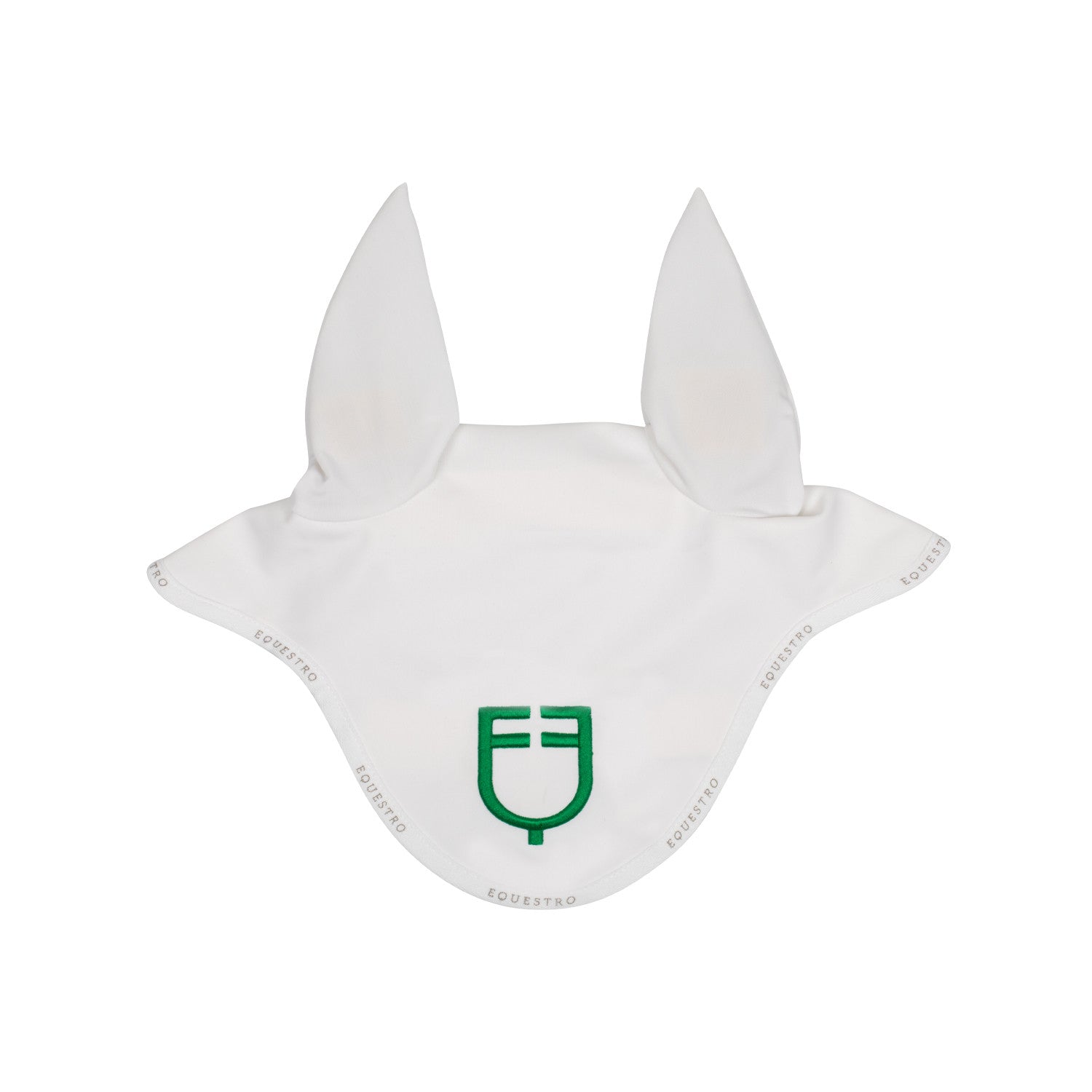 Equestro Fly veil in technical fabric with multicolor logo