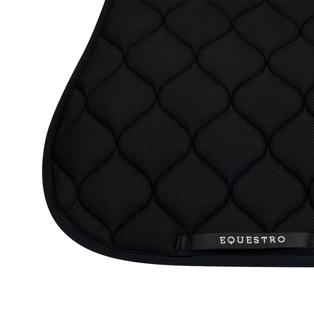 Logo mesh fabric jump saddle pad