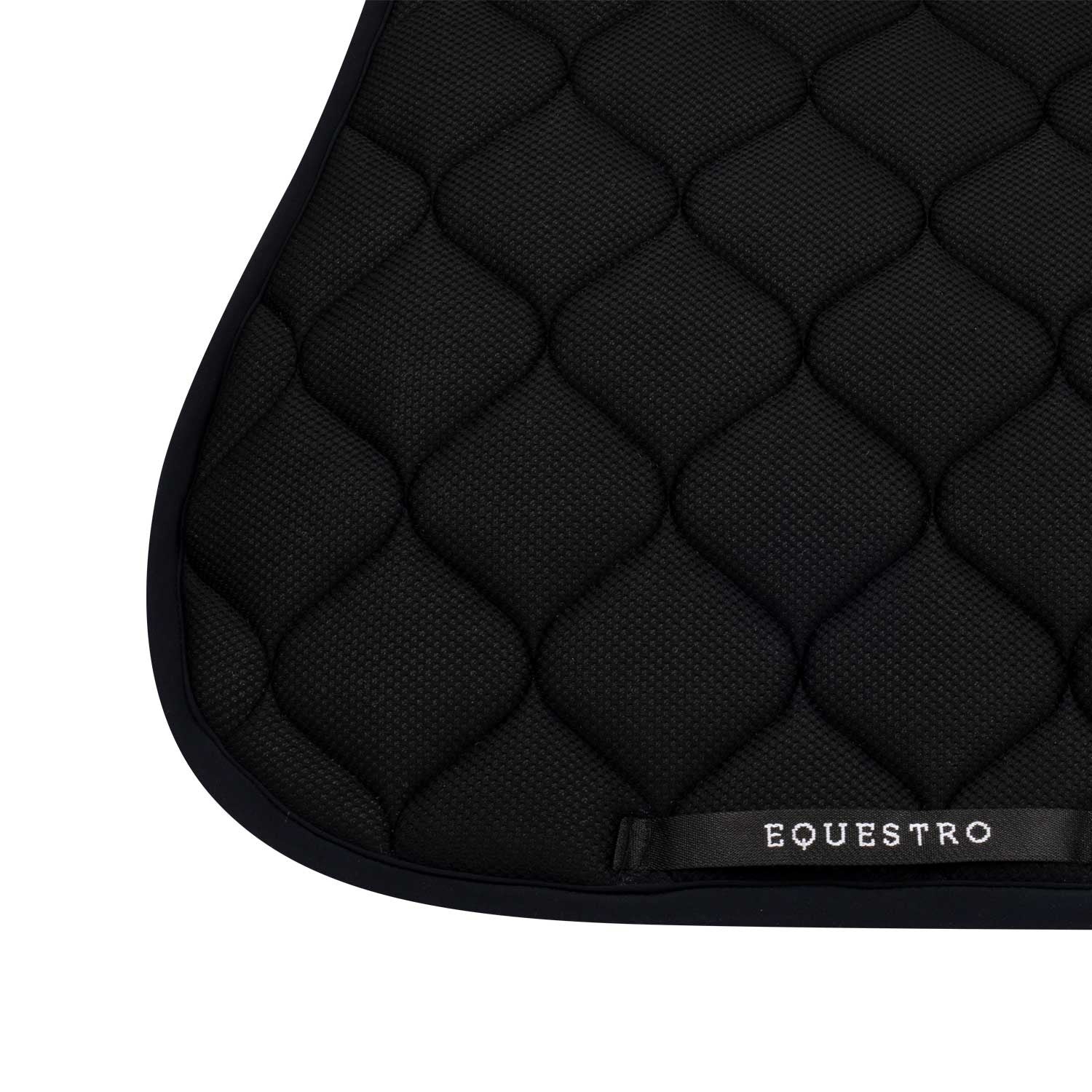 Logo mesh fabric jump saddle pad
