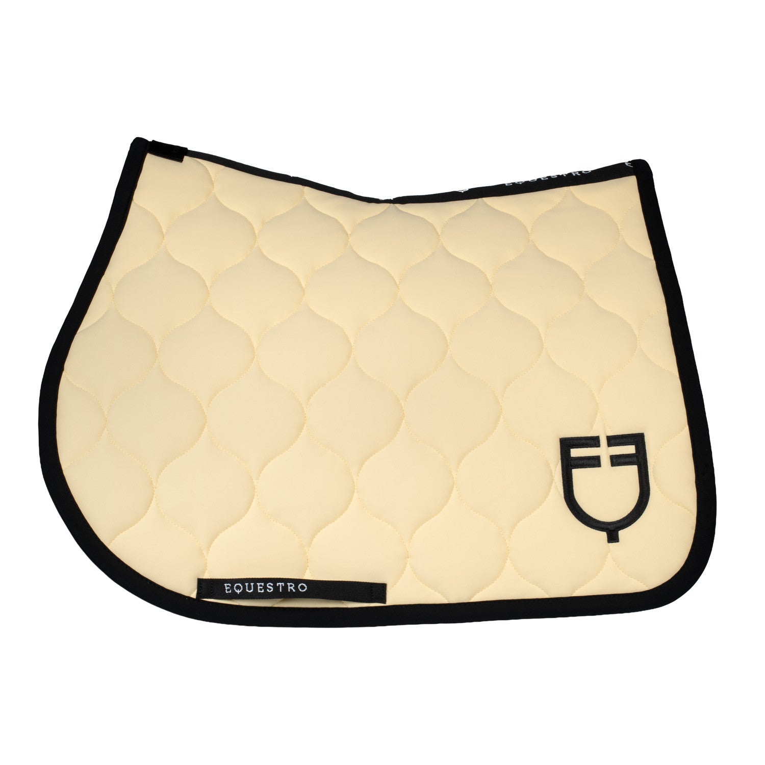 Jumping saddle pad with onion quilting