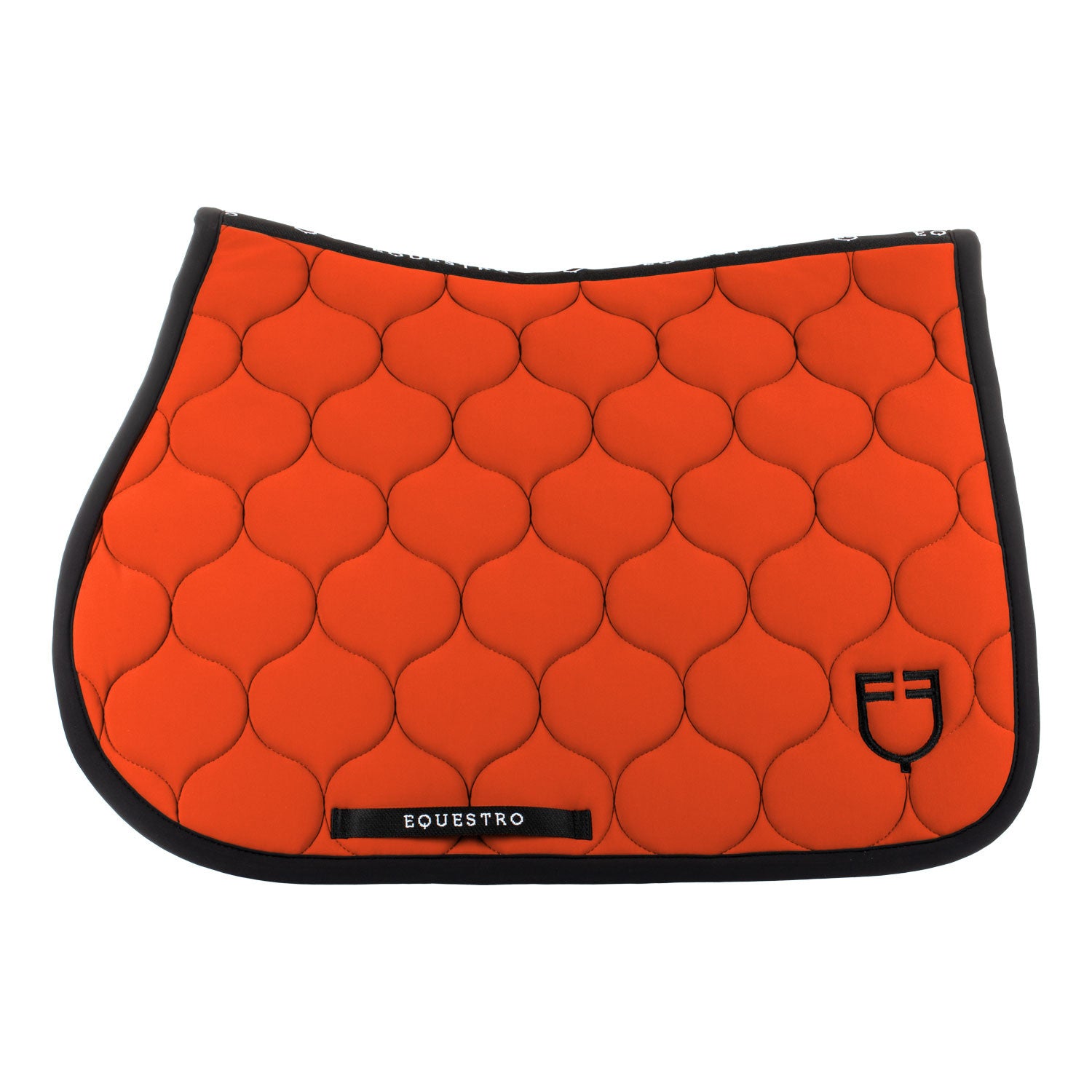 Jumping saddle pad with onion quilting