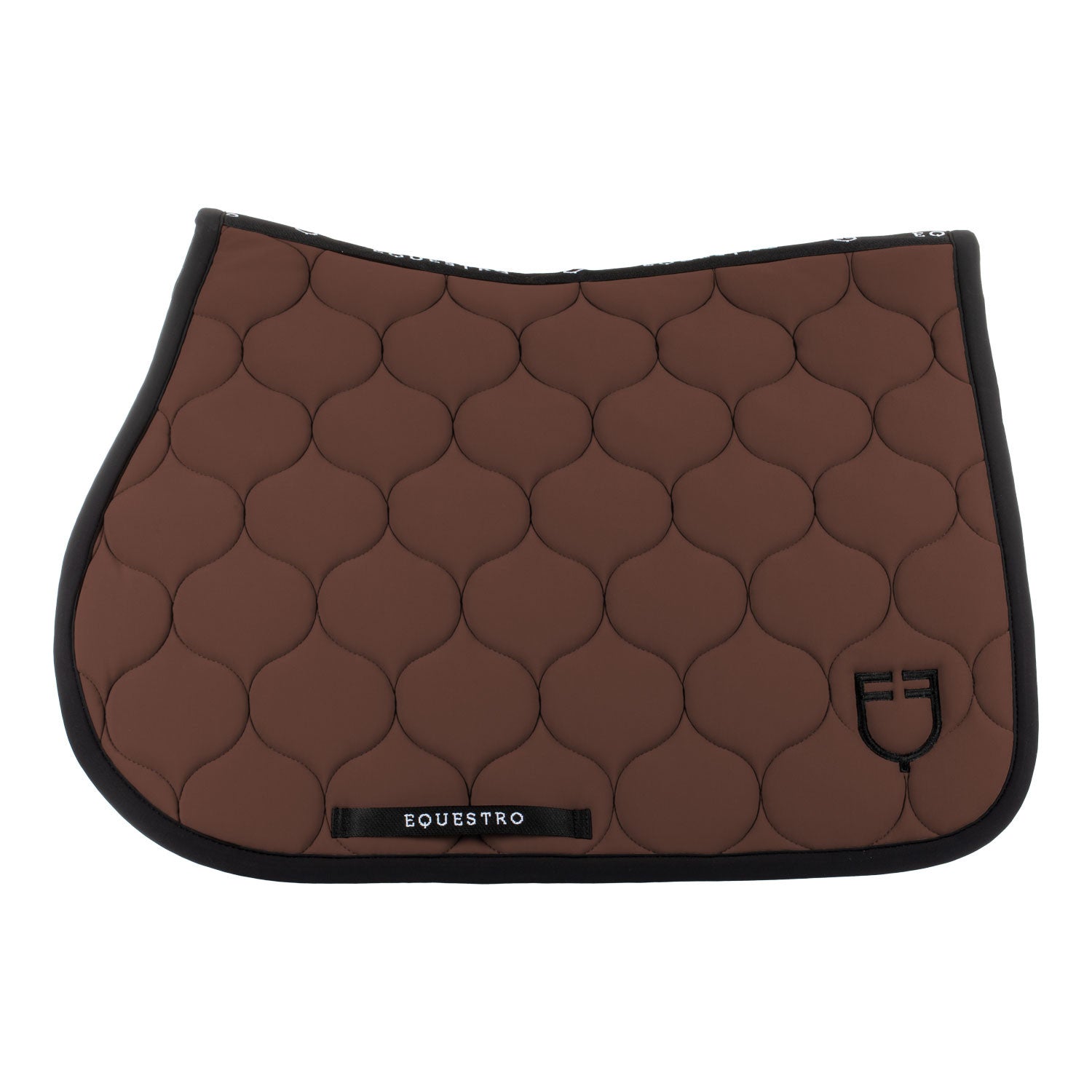 Jumping saddle pad with onion quilting