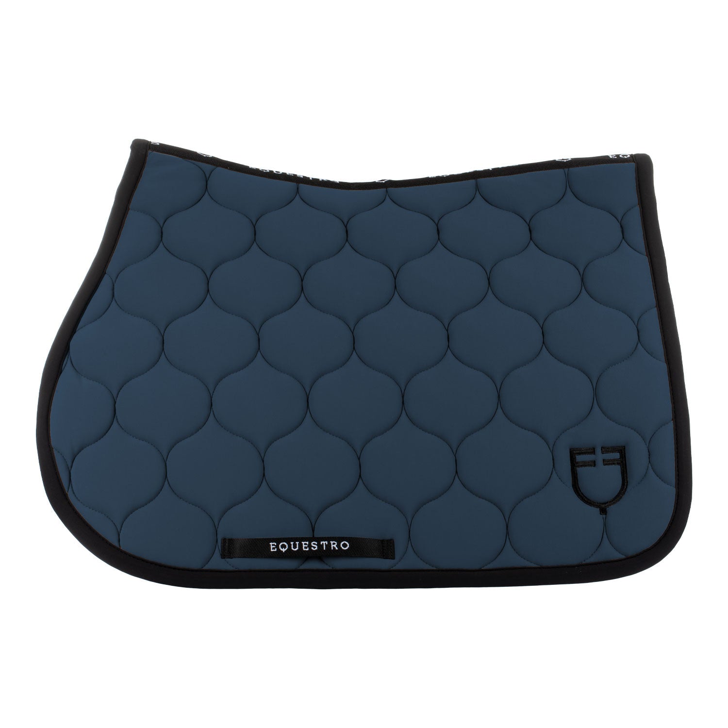 Jumping saddle pad with onion quilting