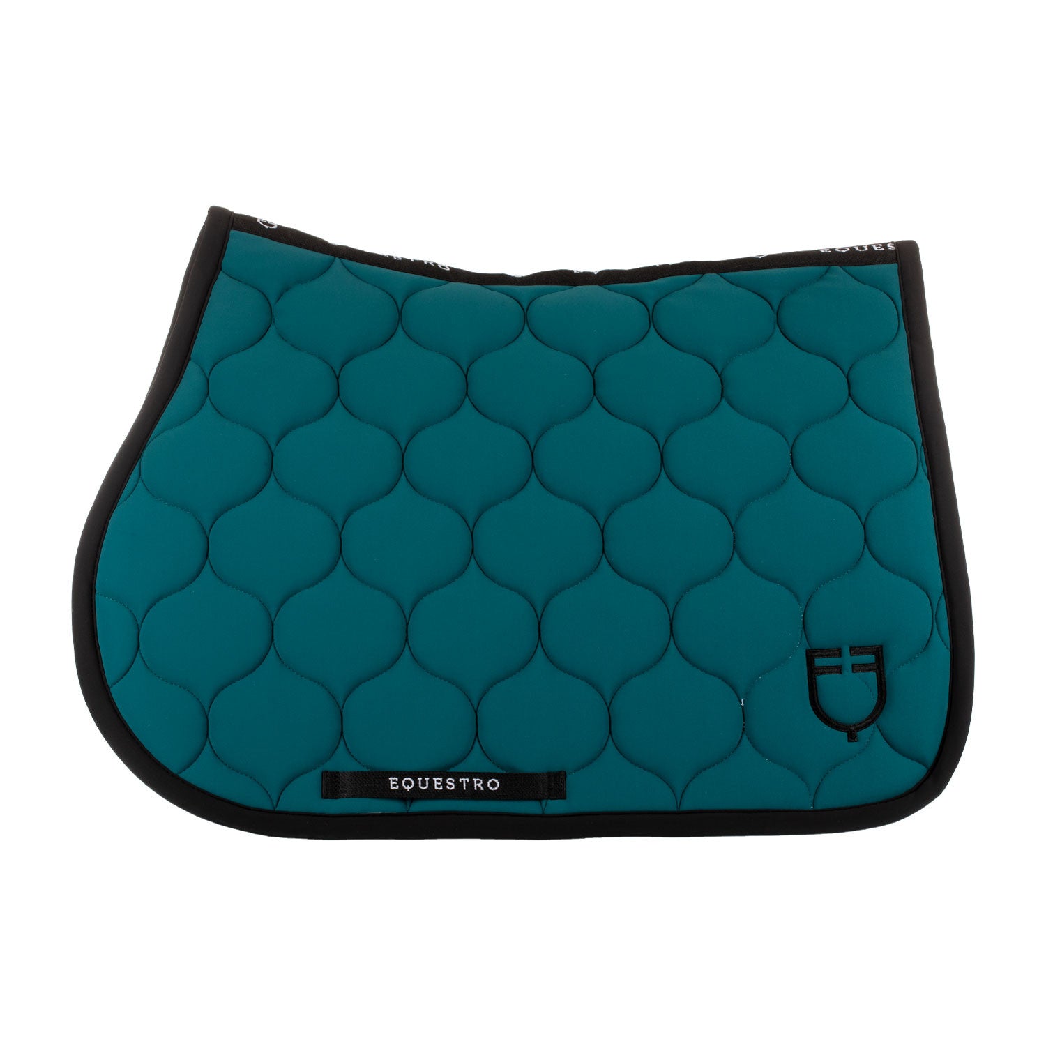 Jumping saddle pad with onion quilting