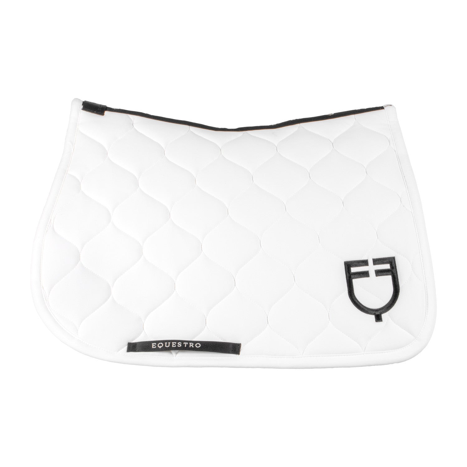 Jumping saddle pad with onion quilting