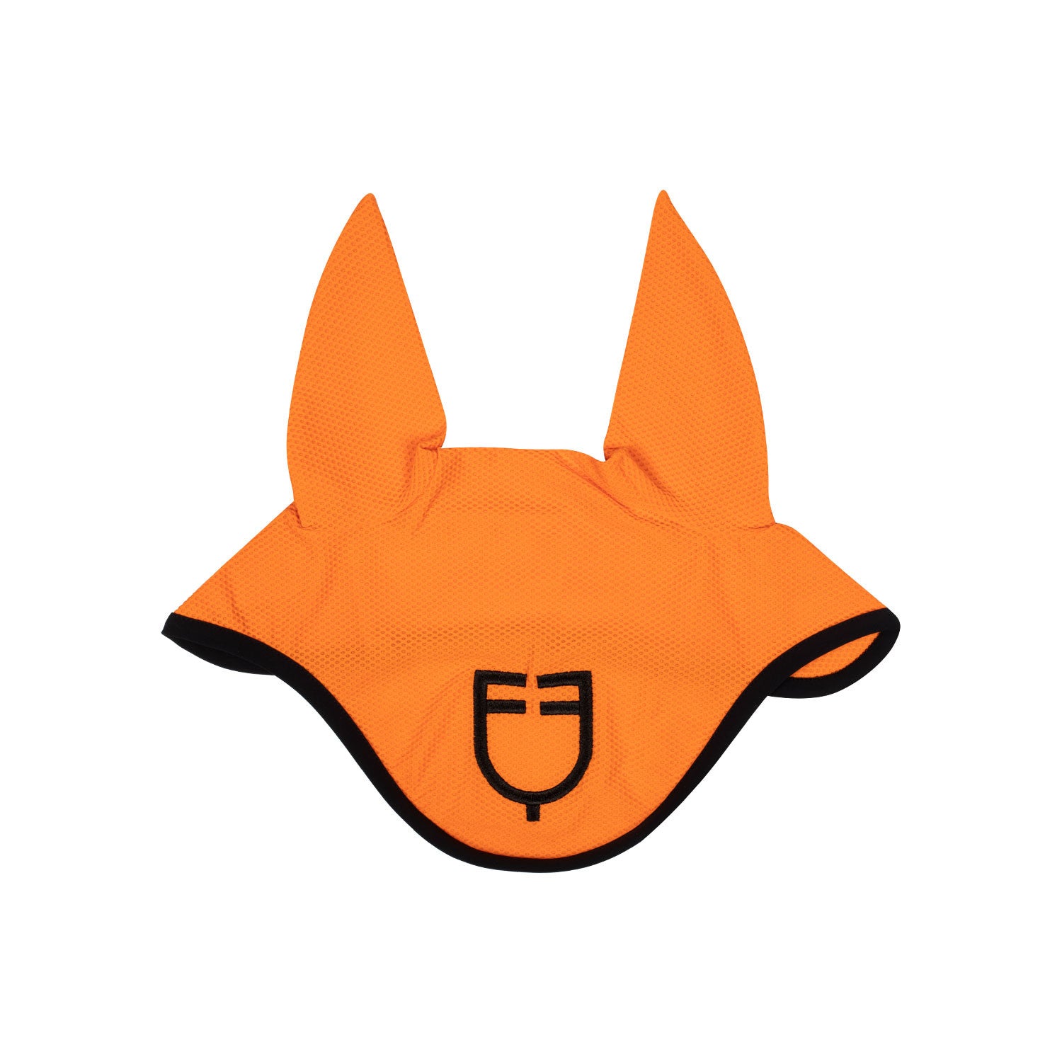 Equestro Perforated fabric fly veil with logo