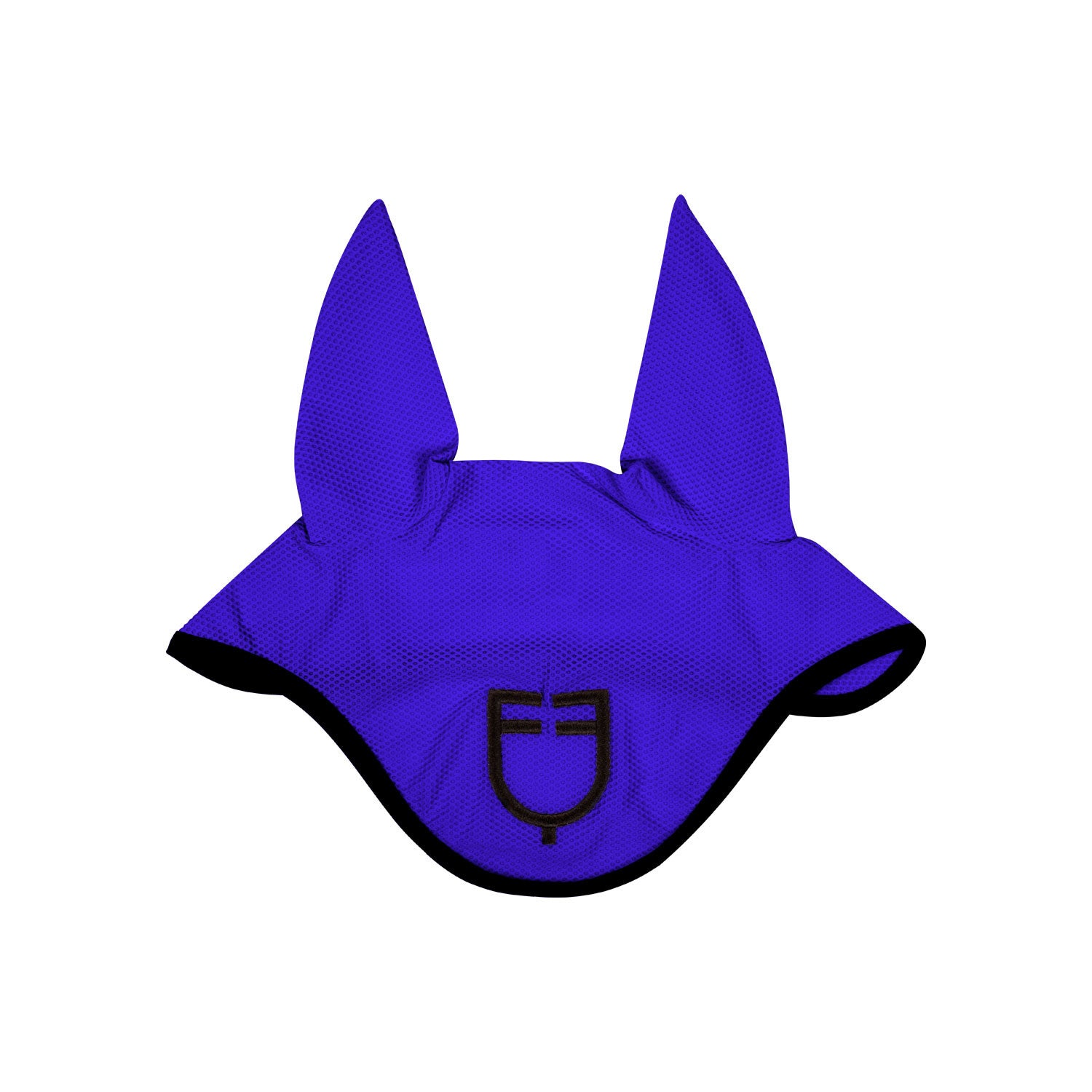 Equestro Perforated fabric fly veil with logo