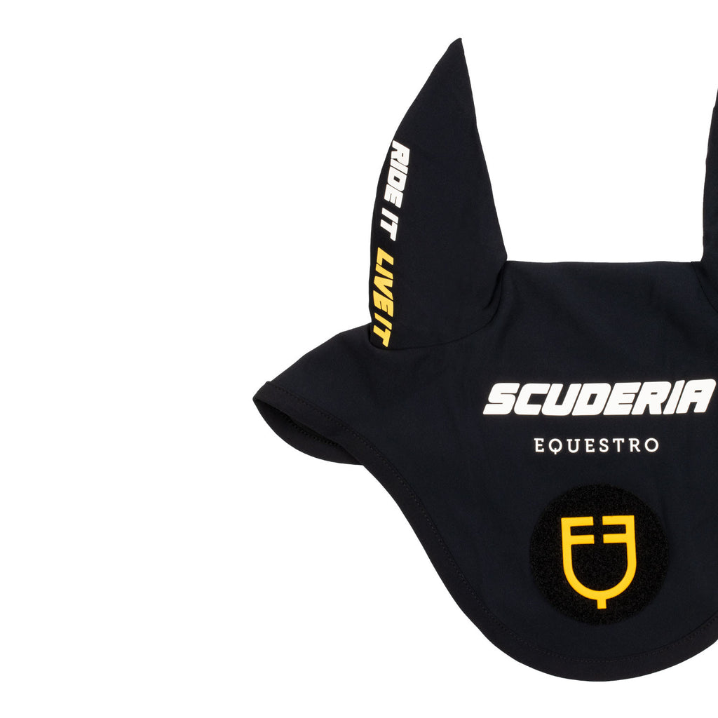 Scuderia Equestro fly veil technical fabric and patch