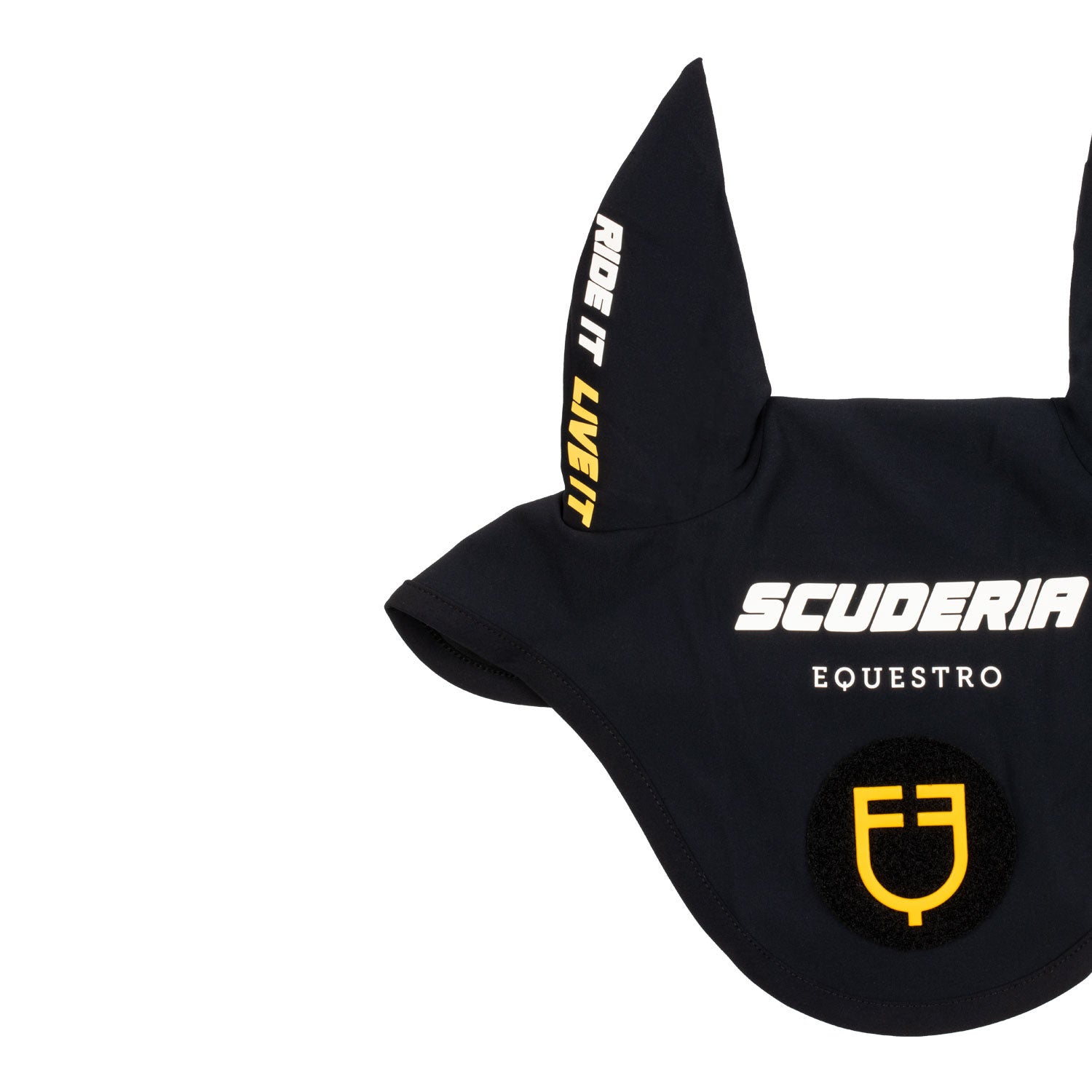 Scuderia Equestro fly veil technical fabric and patch