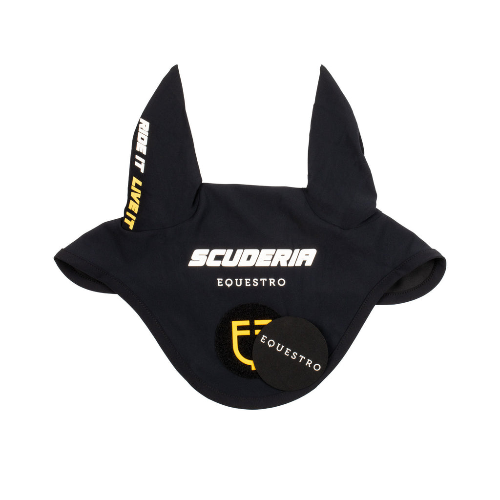 Scuderia Equestro fly veil technical fabric and patch