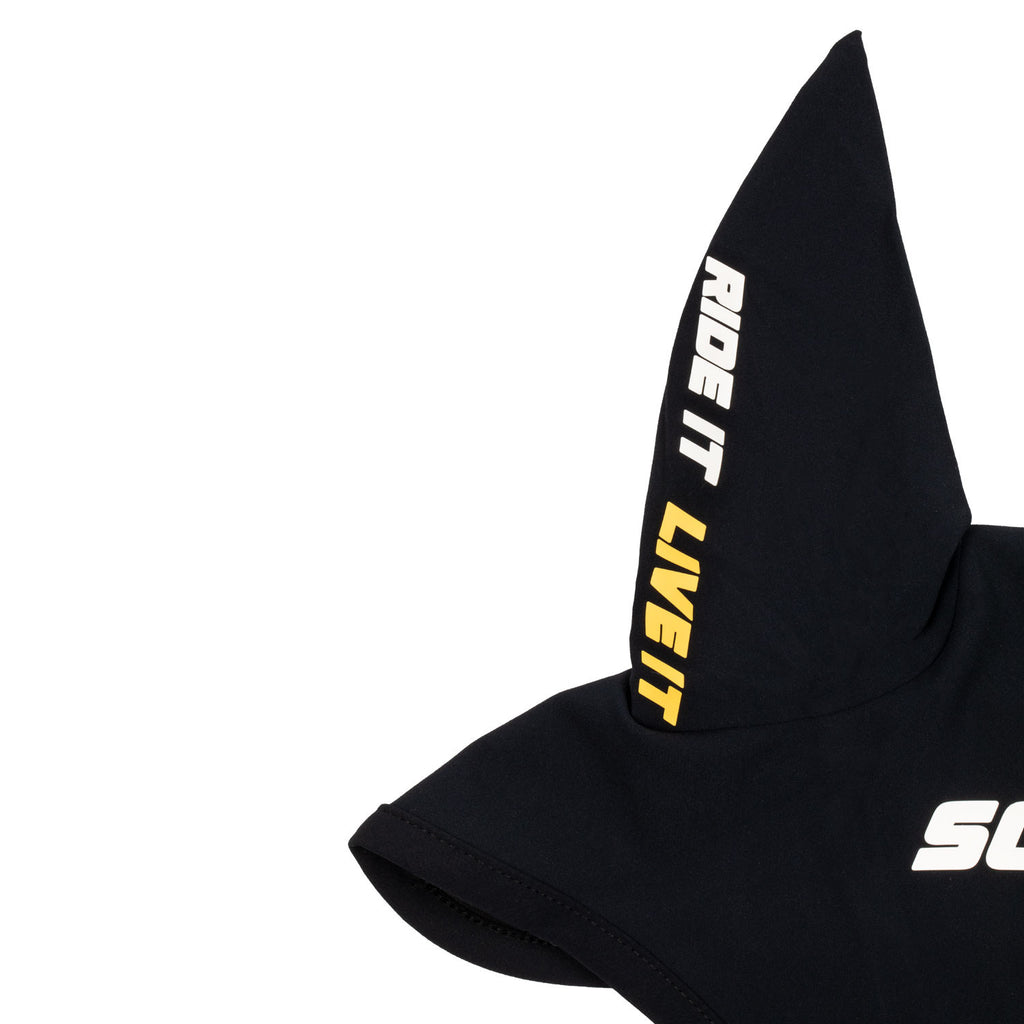Scuderia Equestro fly veil technical fabric and patch