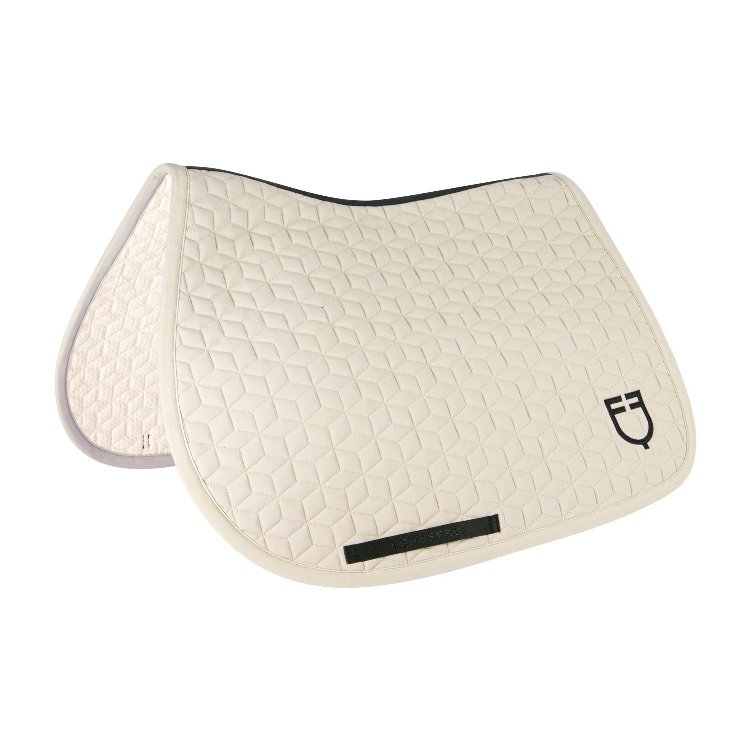 Jumping saddle pad cube quilting