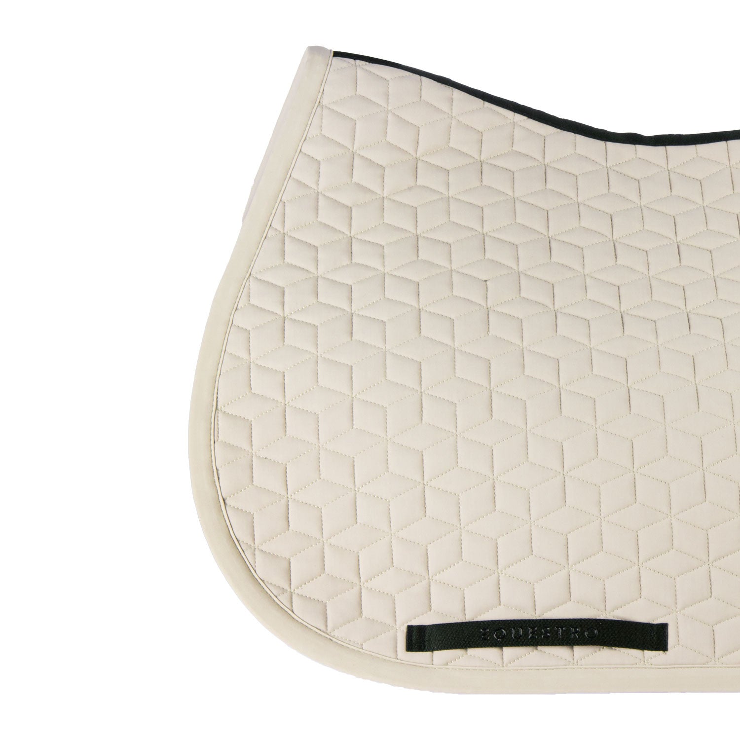Jumping saddle pad cube quilting