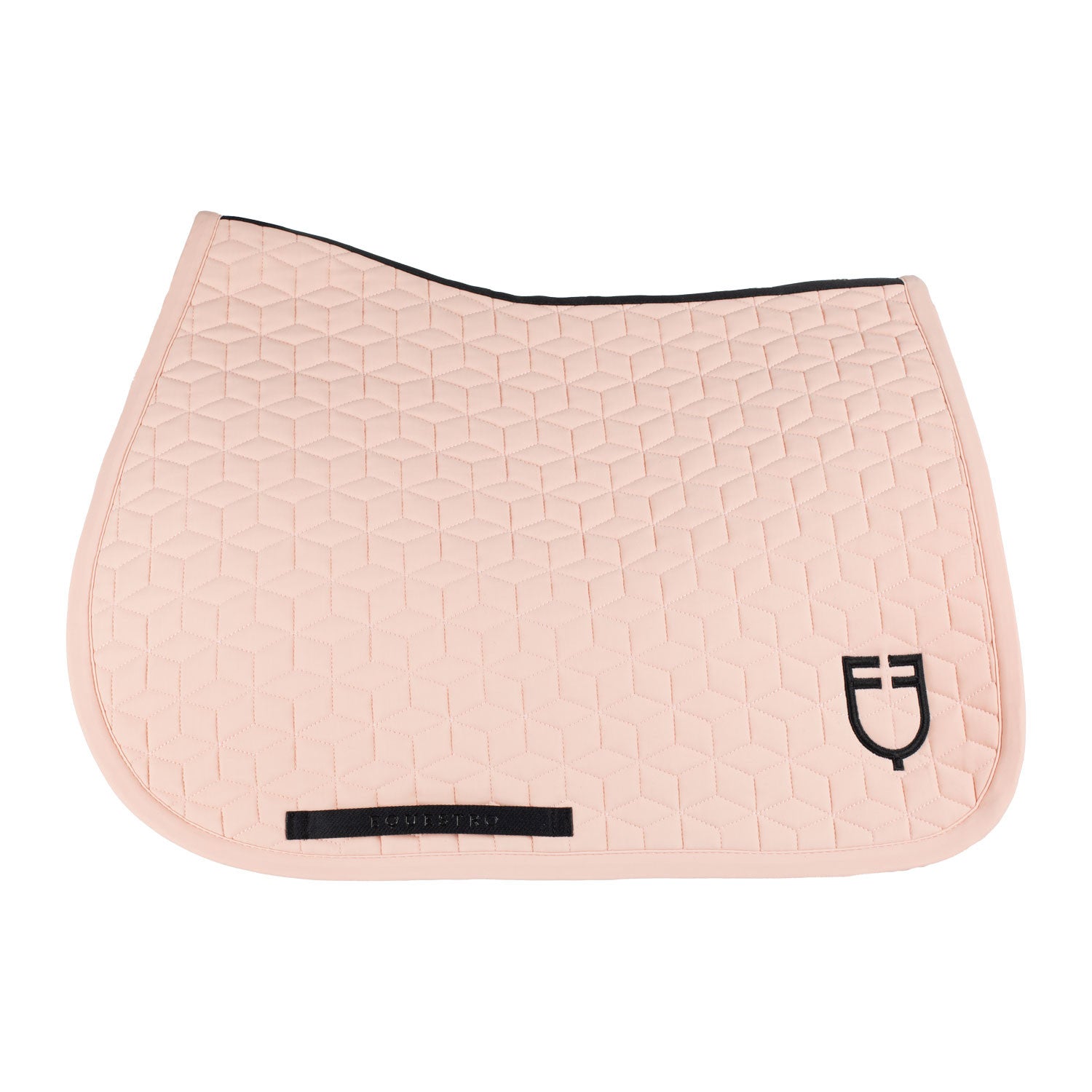 Jumping saddle pad cube quilting