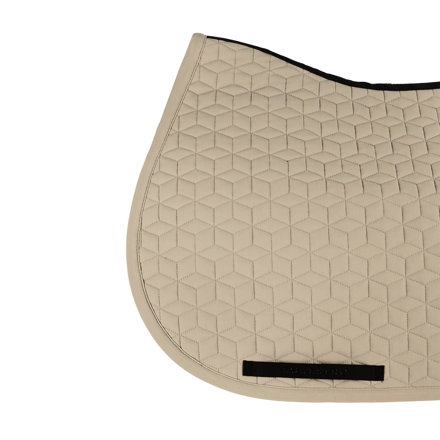 Jumping saddle pad cube quilting