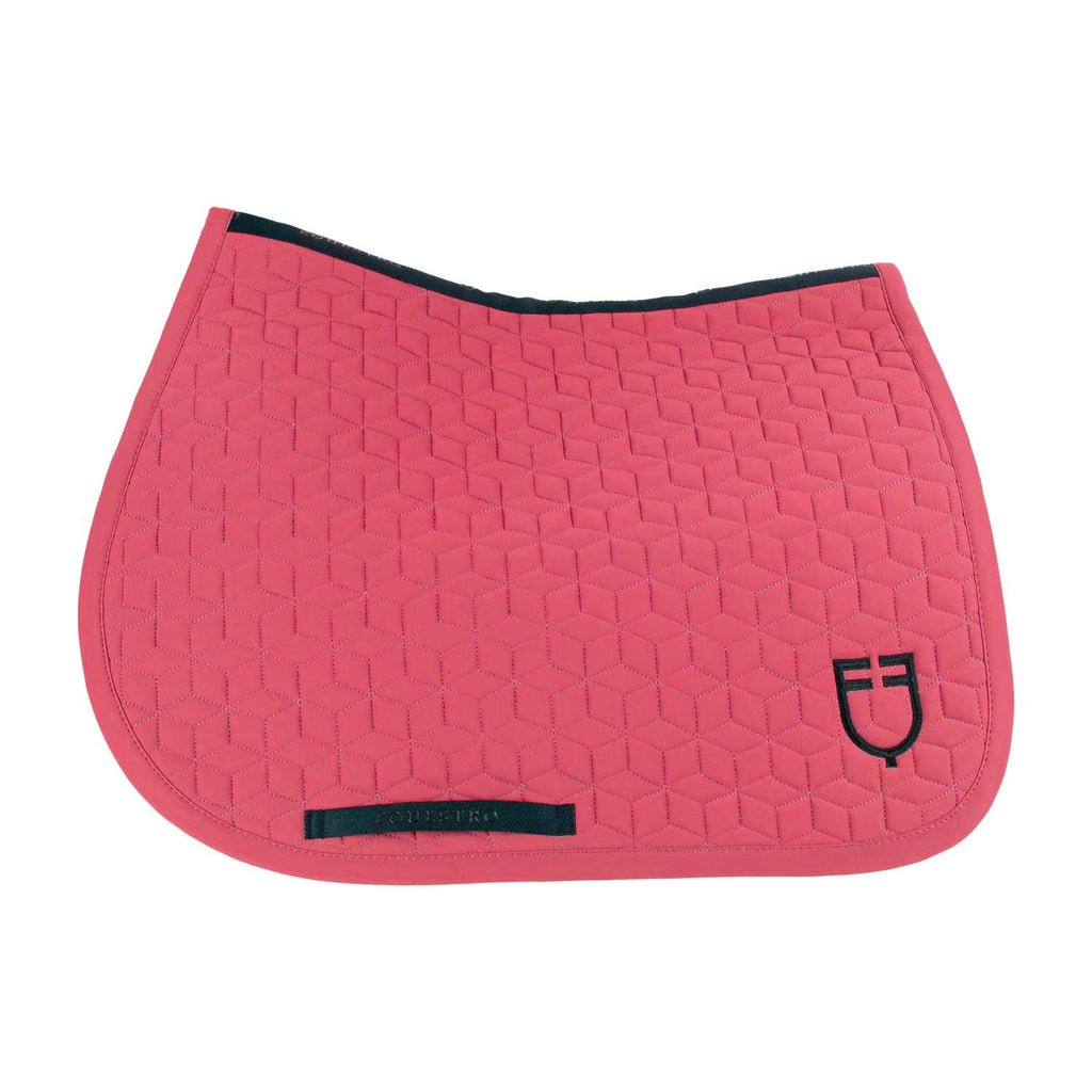 Jumping saddle pad cube quilting