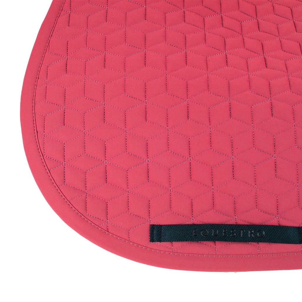 Jumping saddle pad cube quilting