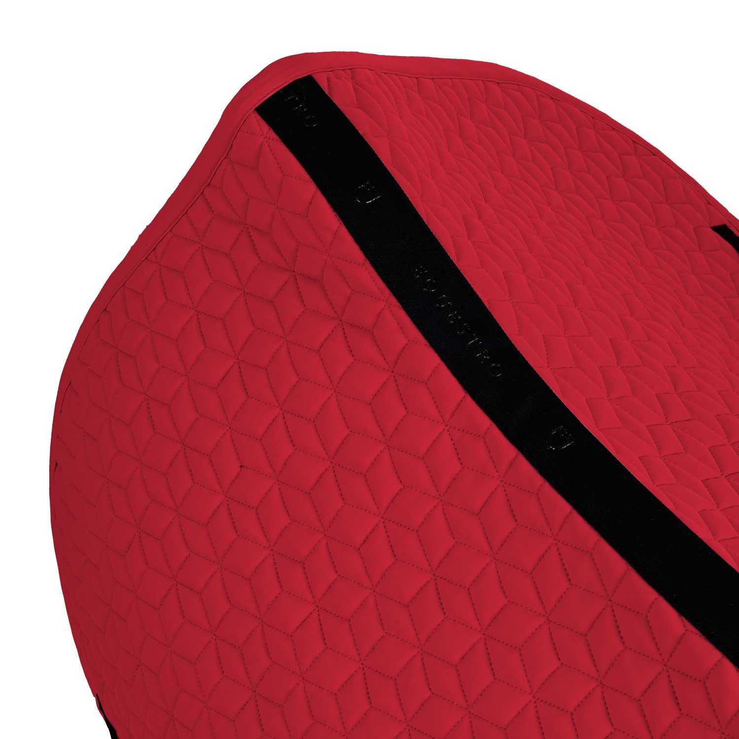 Jumping saddle pad cube quilting