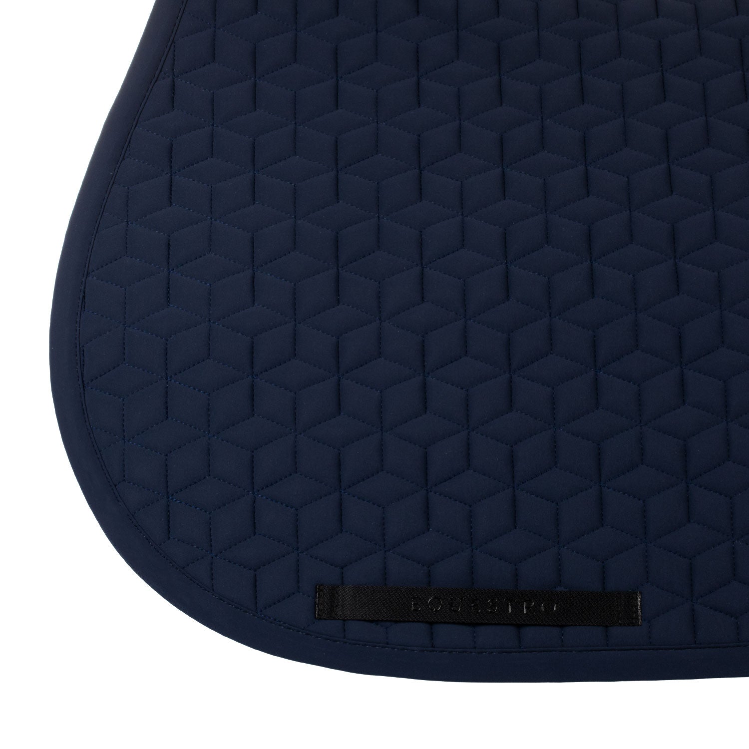 Jumping saddle pad cube quilting