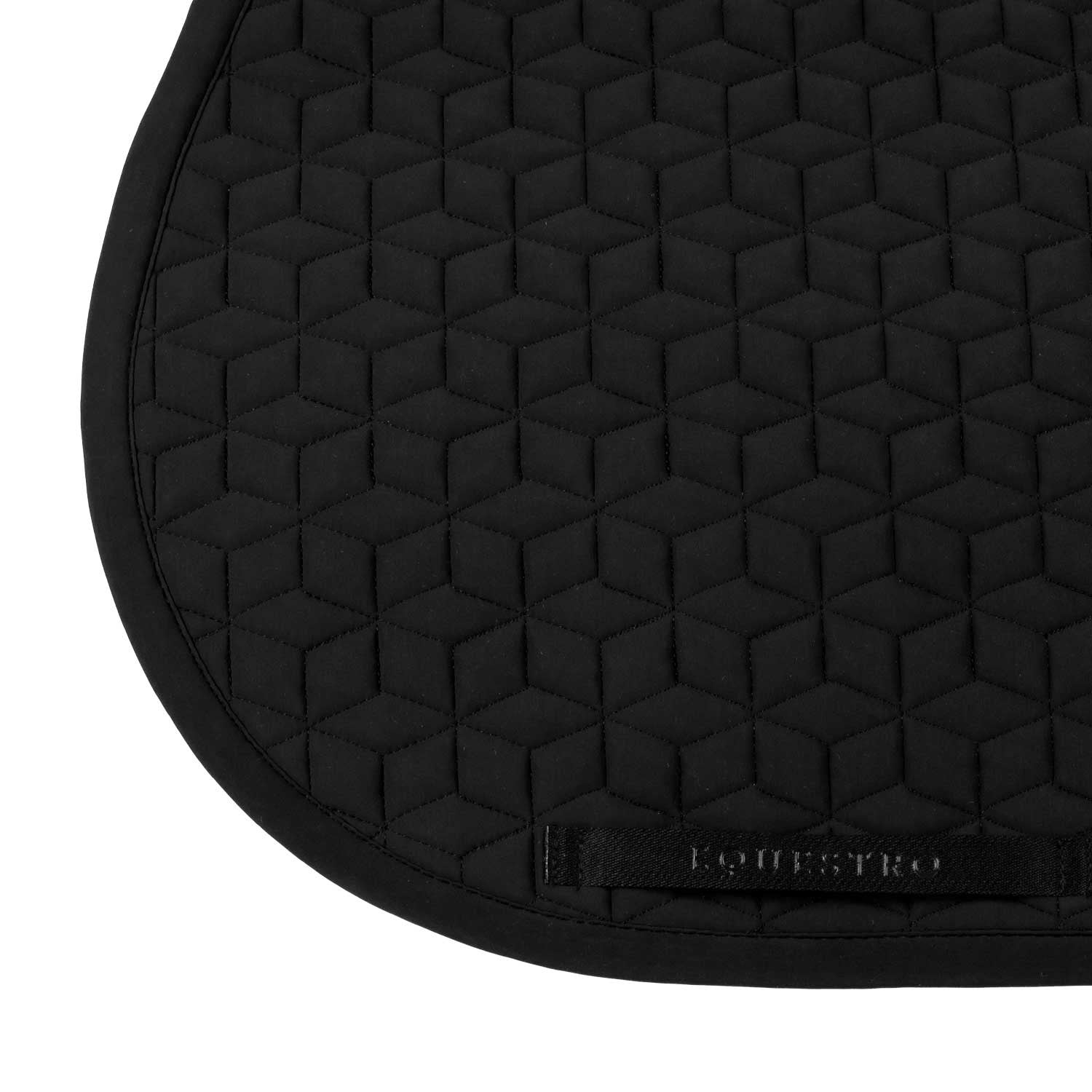 Jumping saddle pad cube quilting