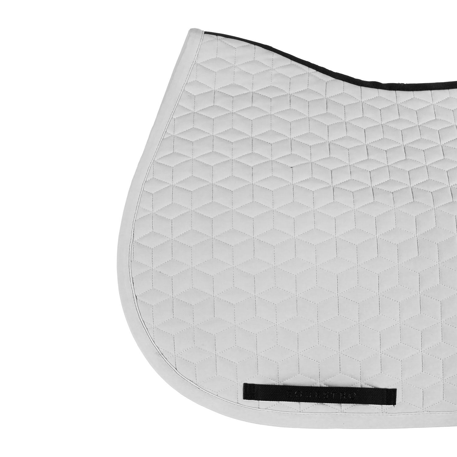 Jumping saddle pad cube quilting