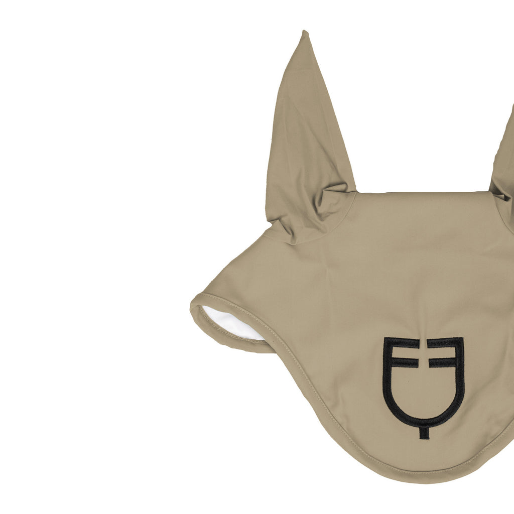 Fly veil stretch technical fabric with logo