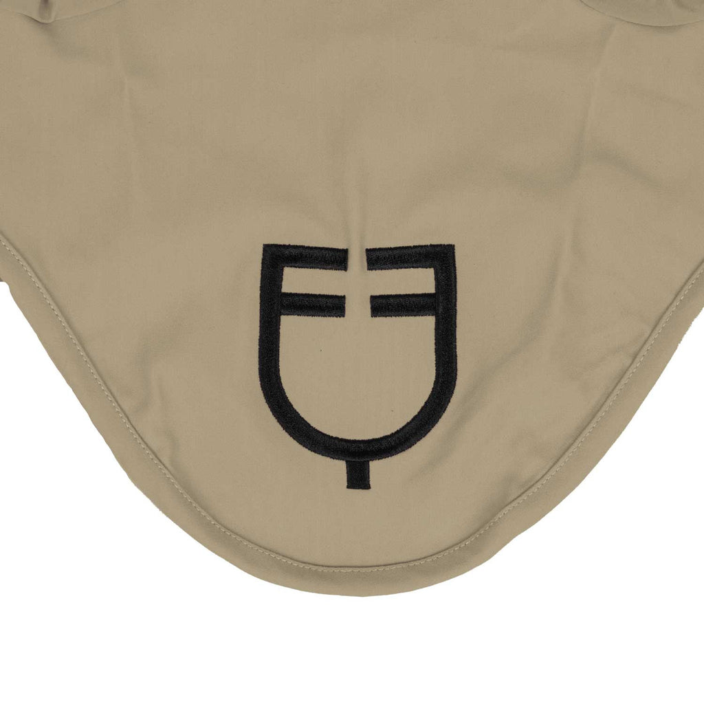 Fly veil stretch technical fabric with logo
