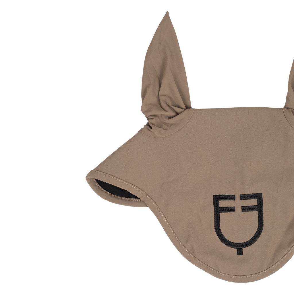 Fly veil stretch technical fabric with logo