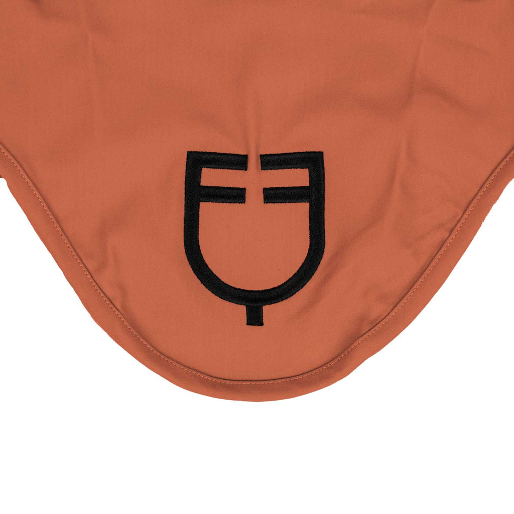 Fly veil stretch technical fabric with logo