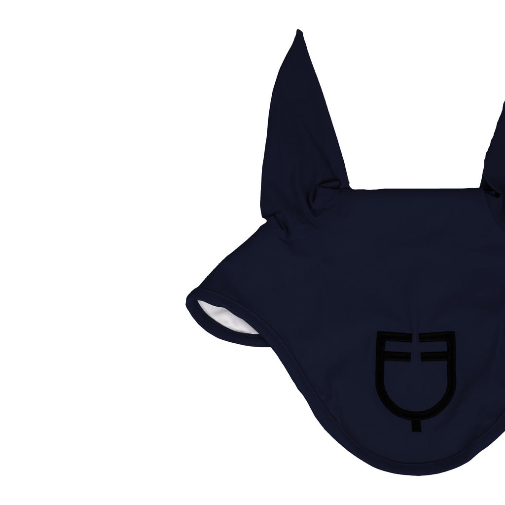 Fly veil stretch technical fabric with logo
