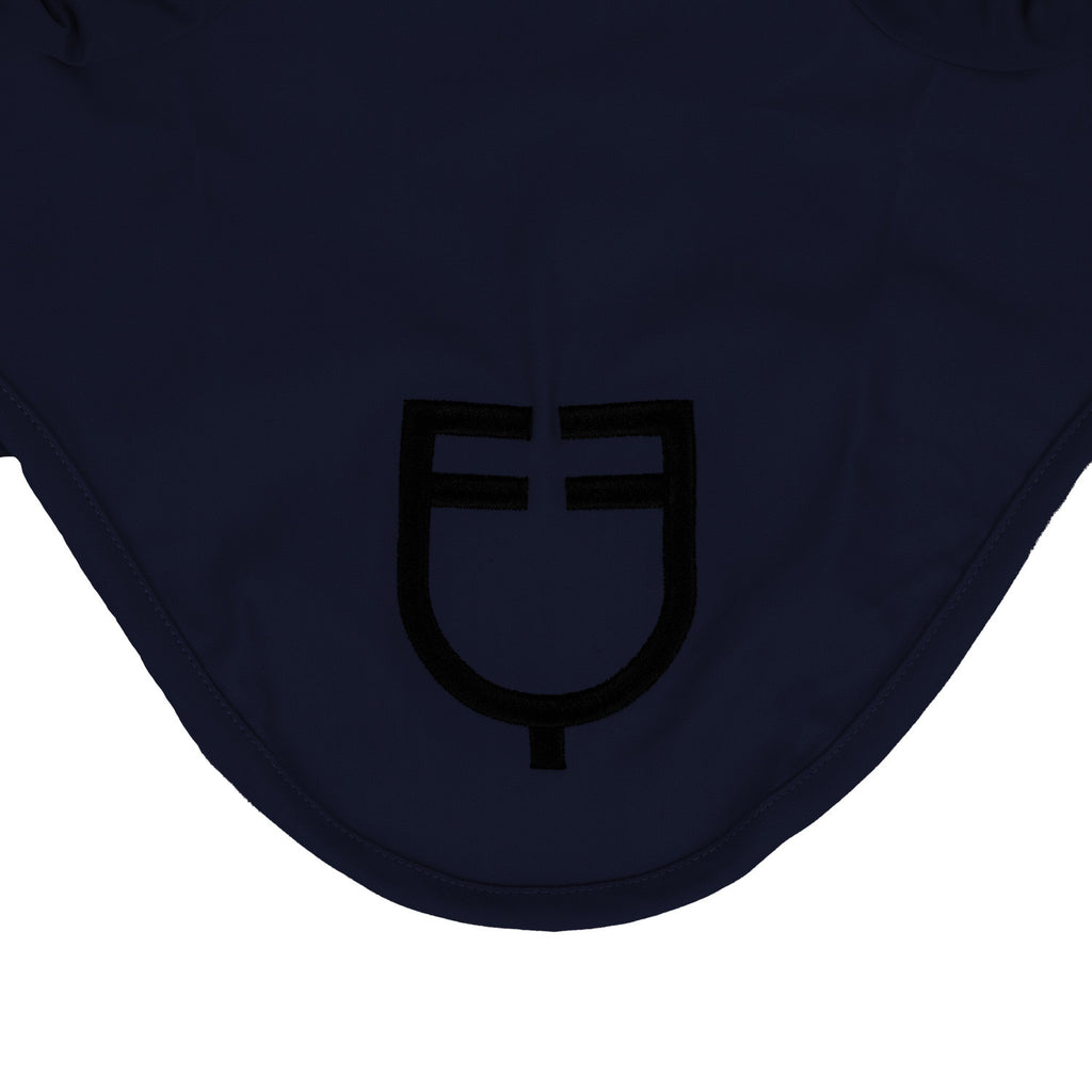 Fly veil stretch technical fabric with logo