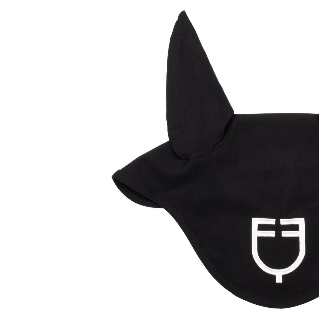 Fly veil stretch technical fabric with logo