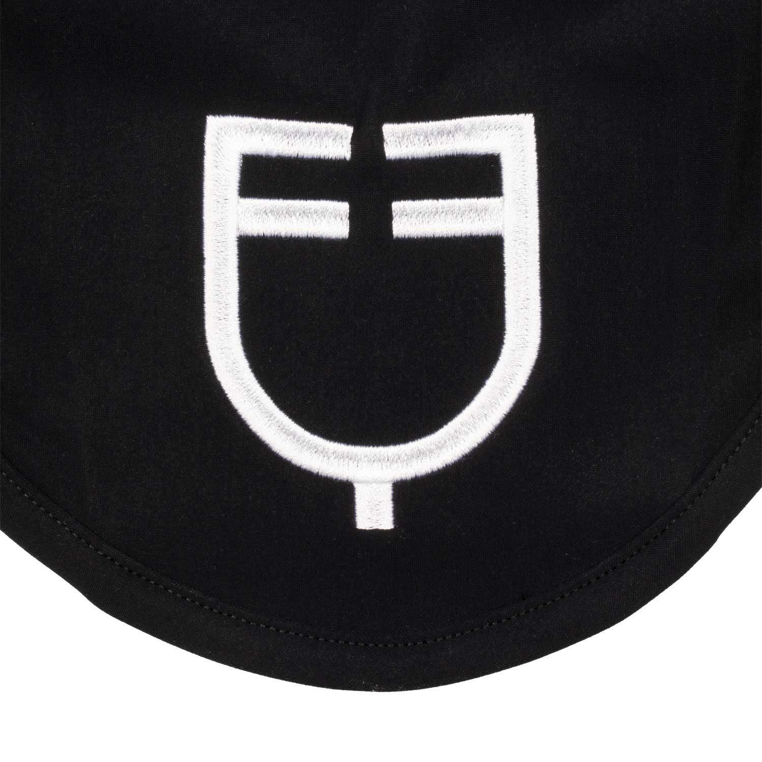 Fly veil stretch technical fabric with logo