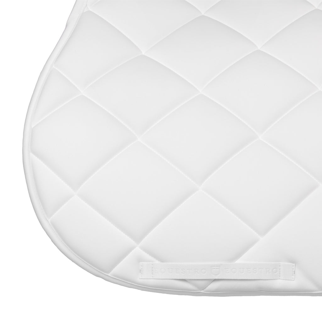 Jumping saddle pad rhinestone logo