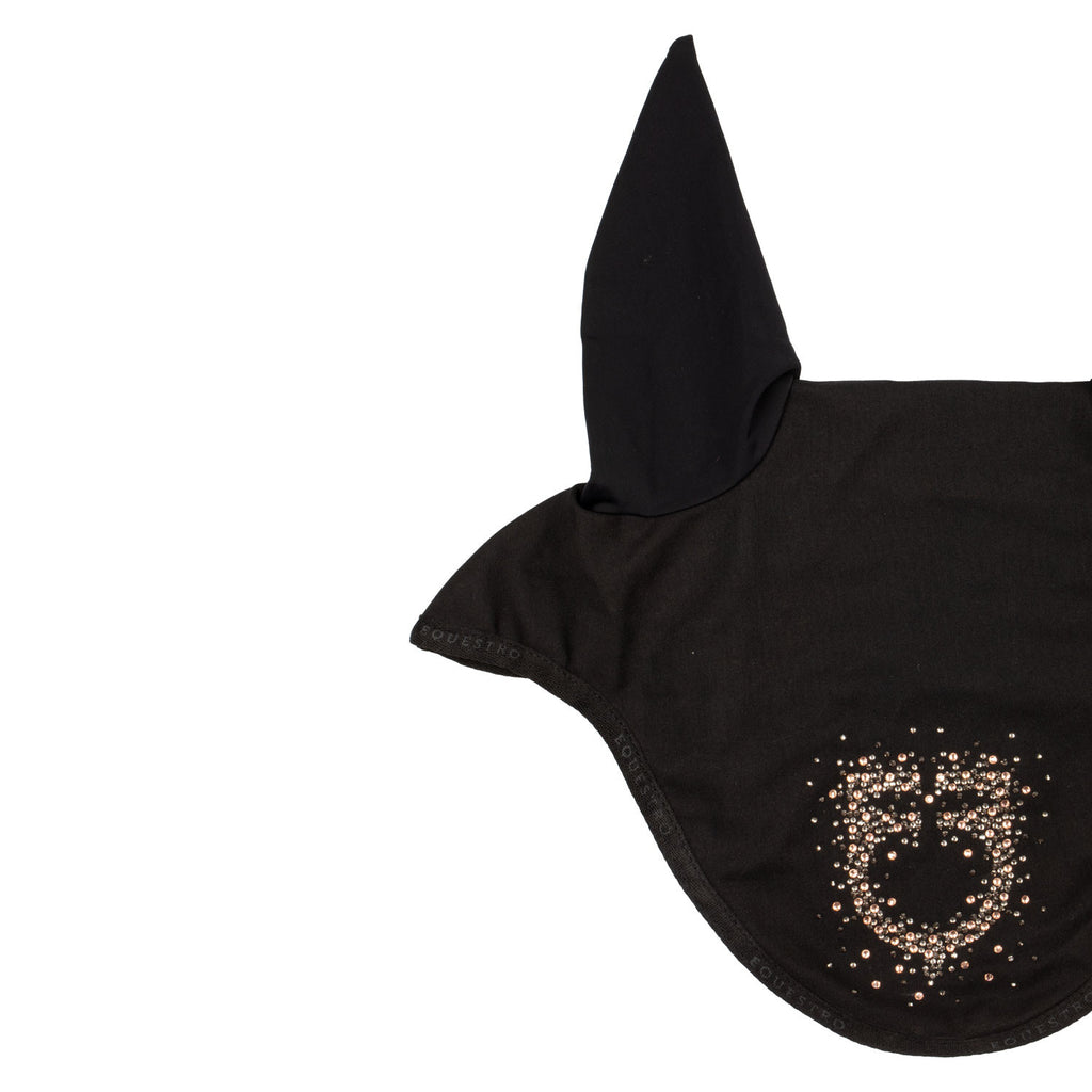 Fly veil technical fabric glitter logo