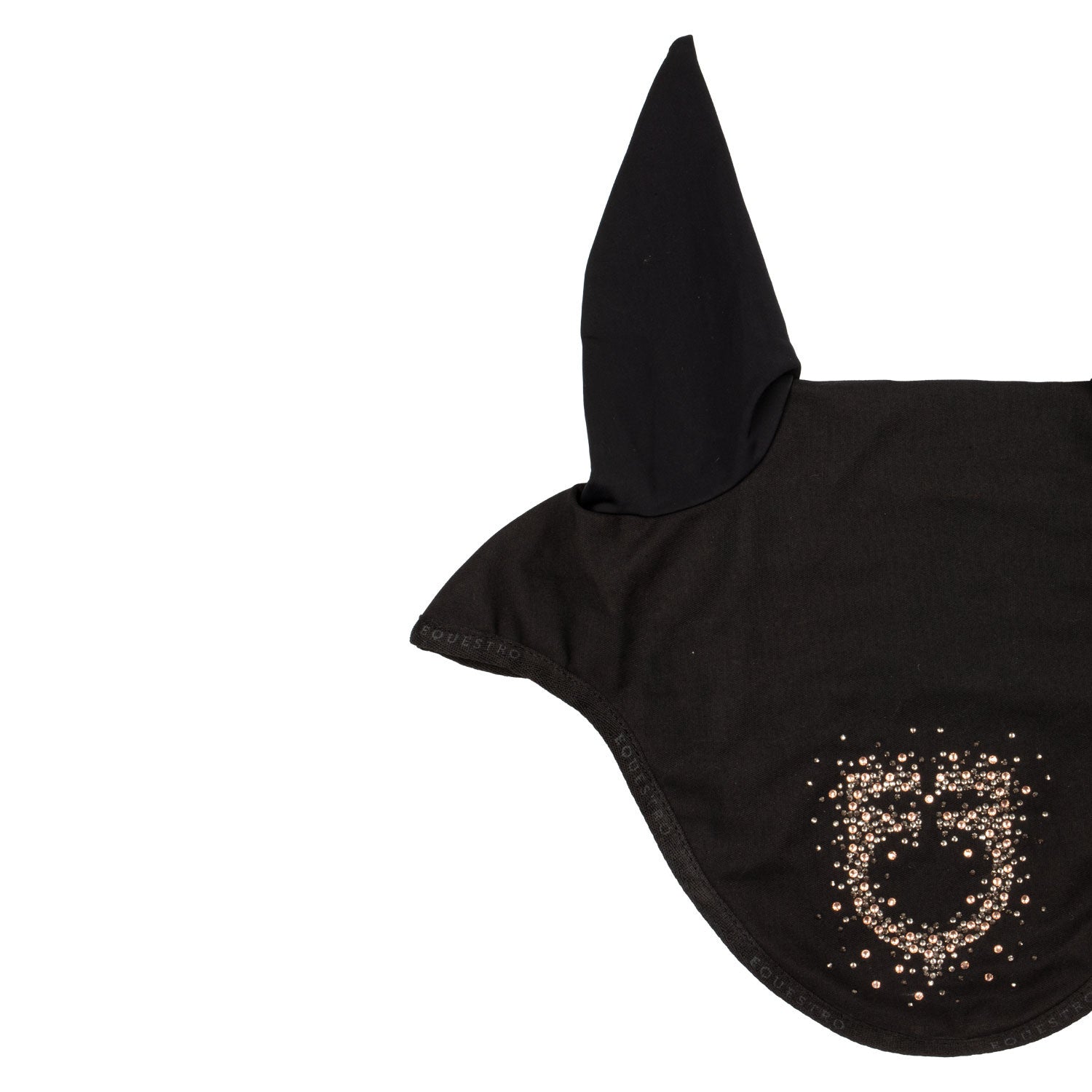 Fly veil technical fabric glitter logo