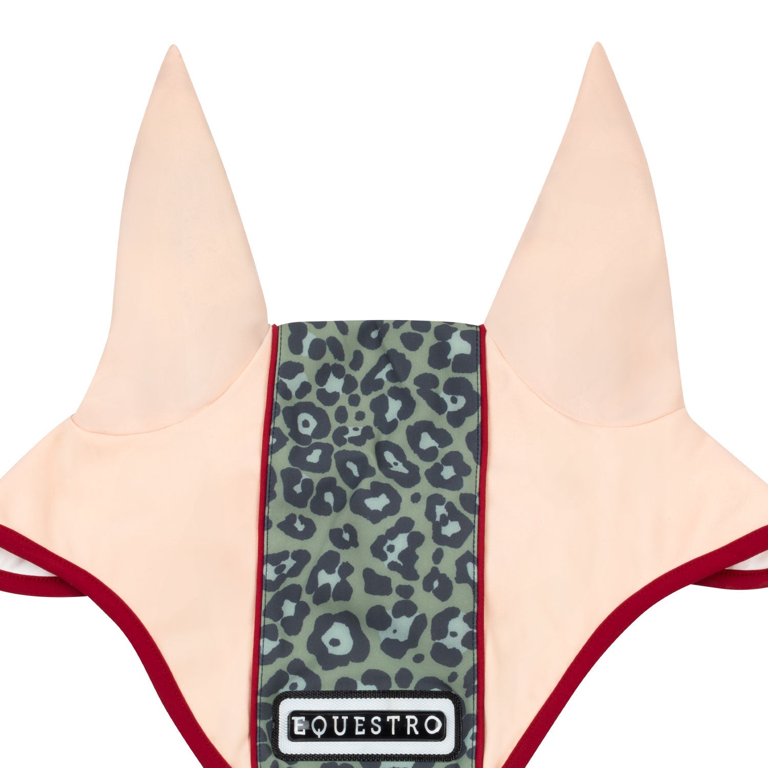 Fly veil in technical fabric with leopard central band
