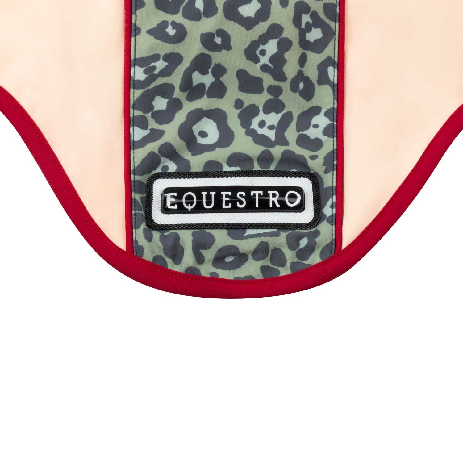 Fly veil in technical fabric with leopard central band