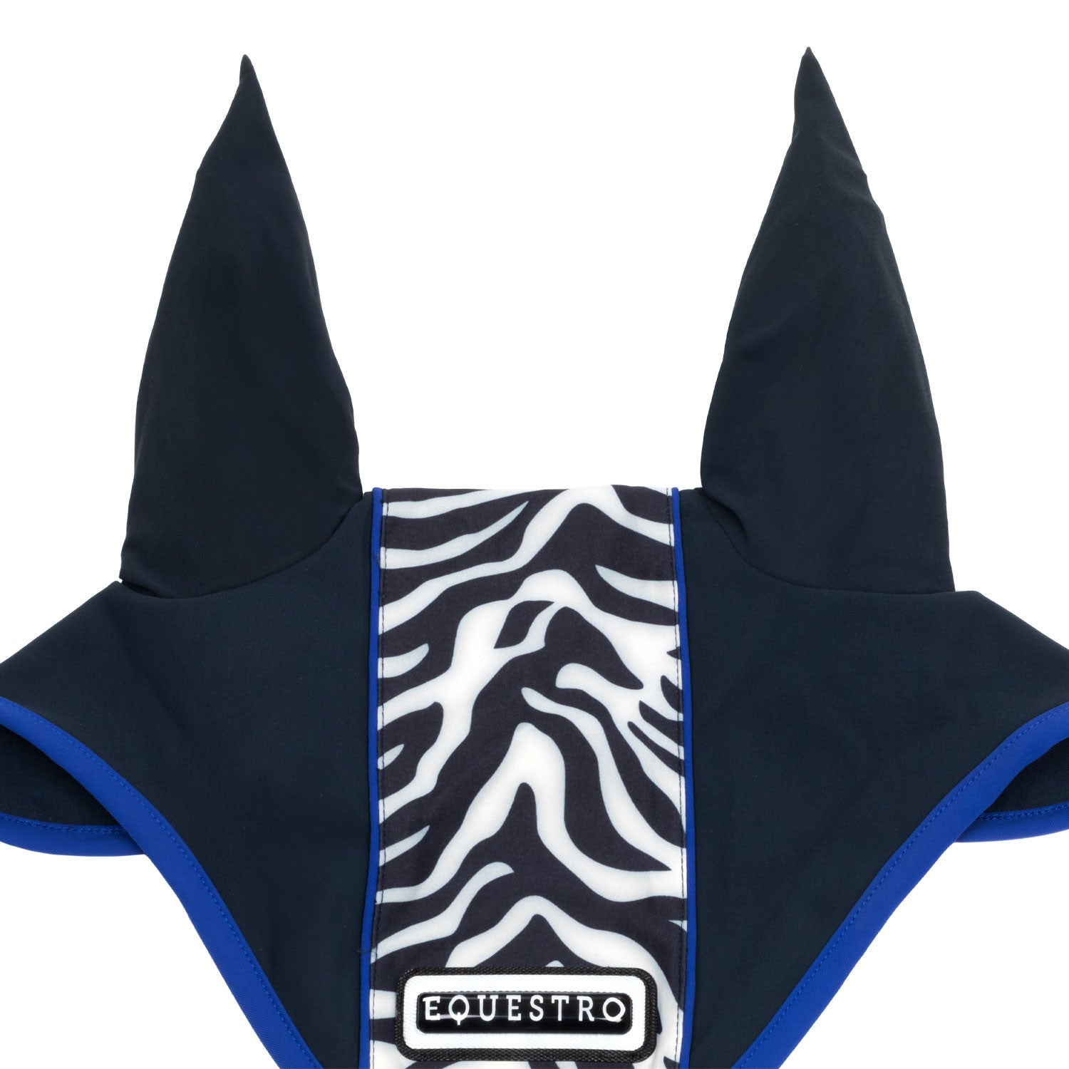Fly veil in technical fabric with zebra central band