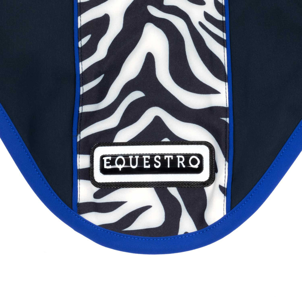 Fly veil in technical fabric with zebra central band
