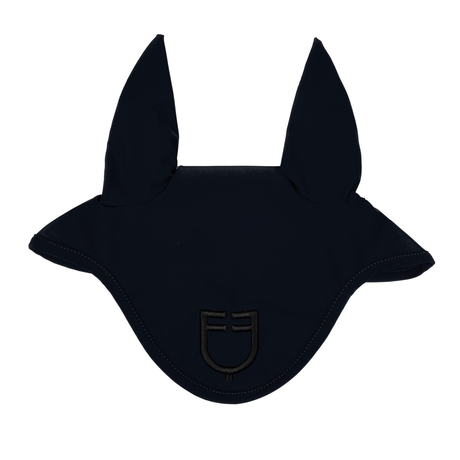 Equestro Fly veil in technical fabric with logo
